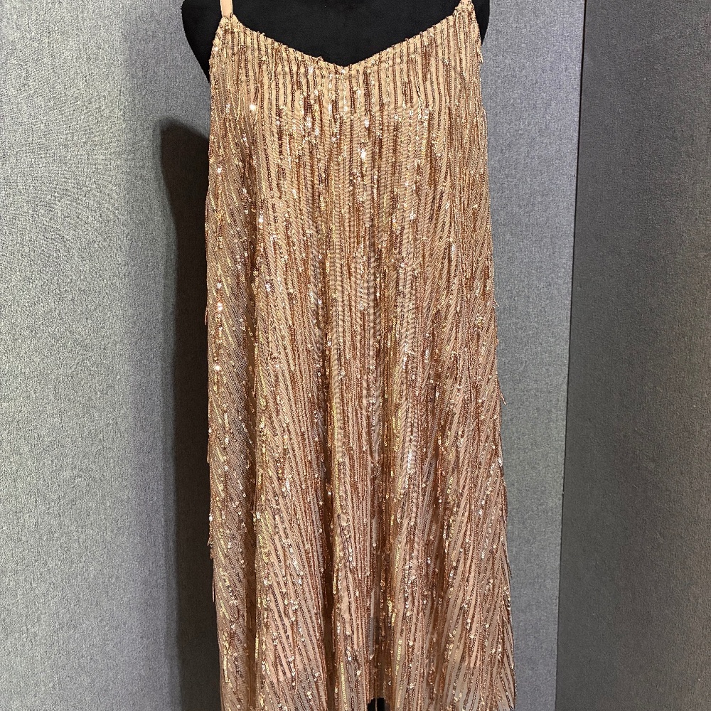 Shimmery Gold Torrid Cocktail Dress